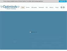 Tablet Screenshot of optiminds.org